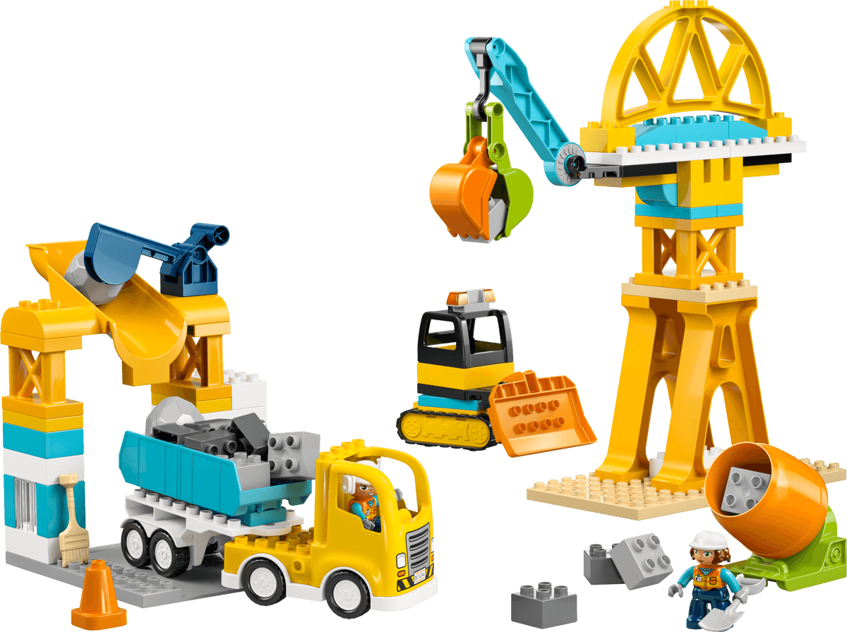 LEGO sættet 3 in 1 Construction Site and Vehicles