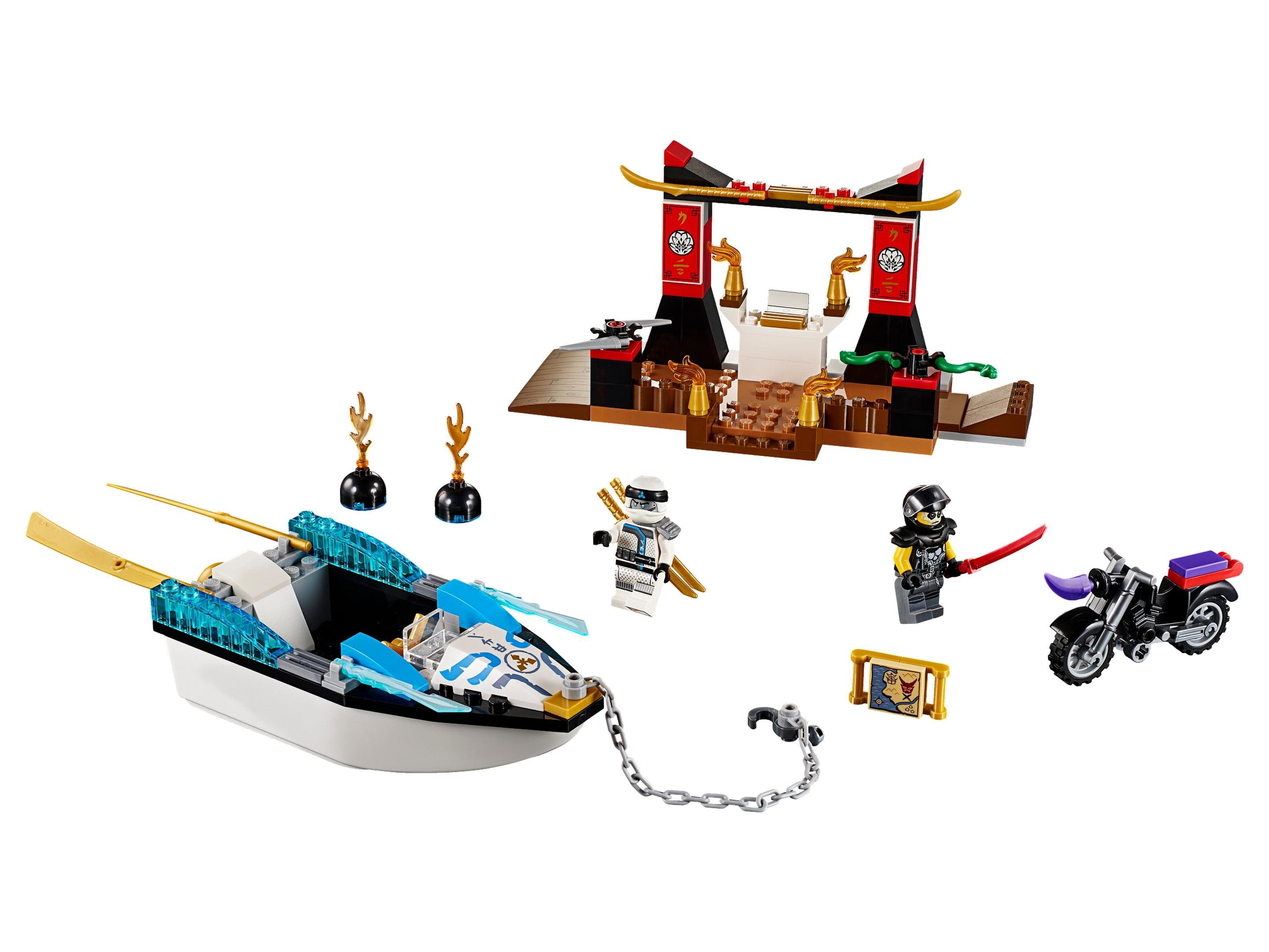 LEGO sættet Zane's Ninja Boat Pursuit