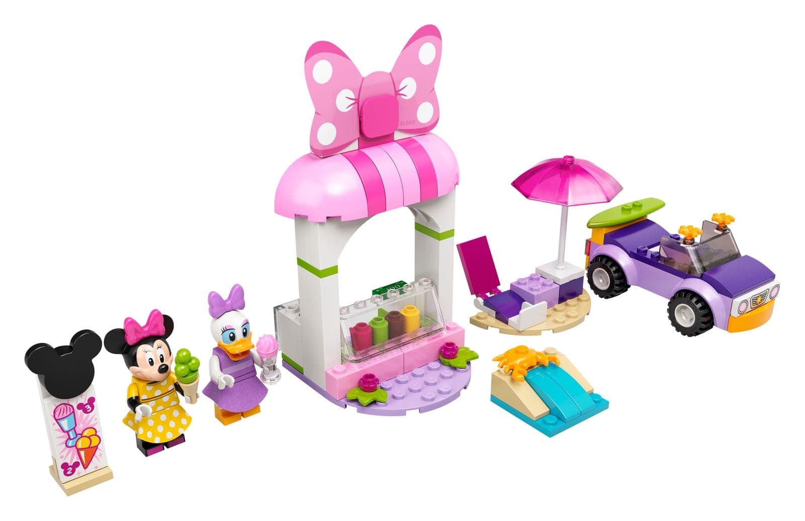 LEGO sættet Minnie Mouse's Ice Cream Shop
