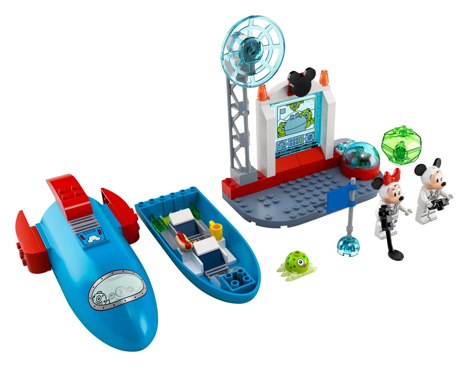 LEGO sættet Mickey Mouse & Minnie Mouse's Space Rocket