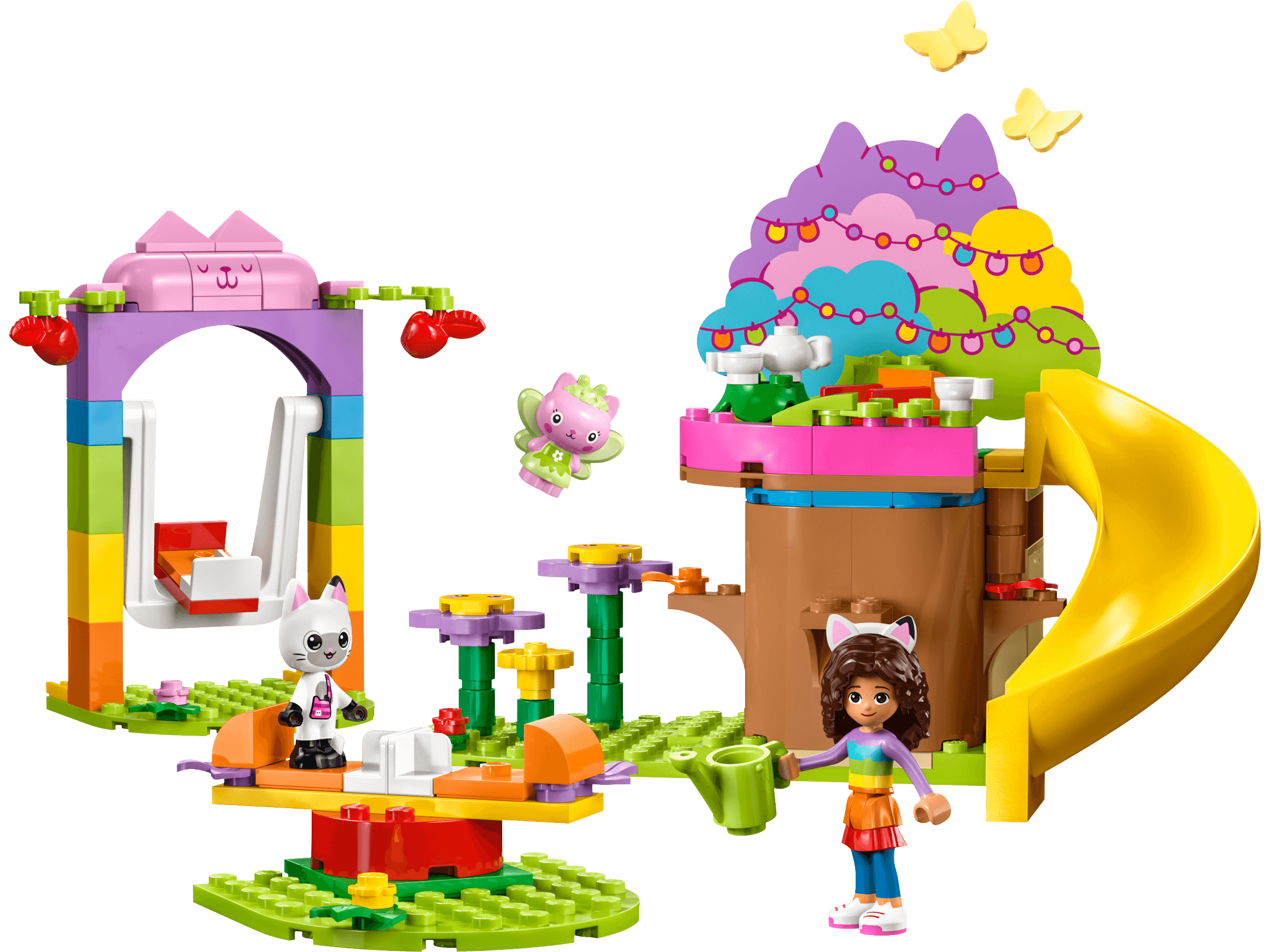 LEGO sættet Kitty Fairy's Garden Party