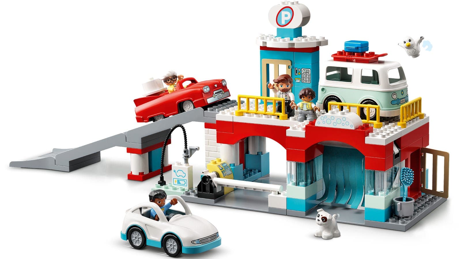 LEGO sættet Parking Garage and Car Wash
