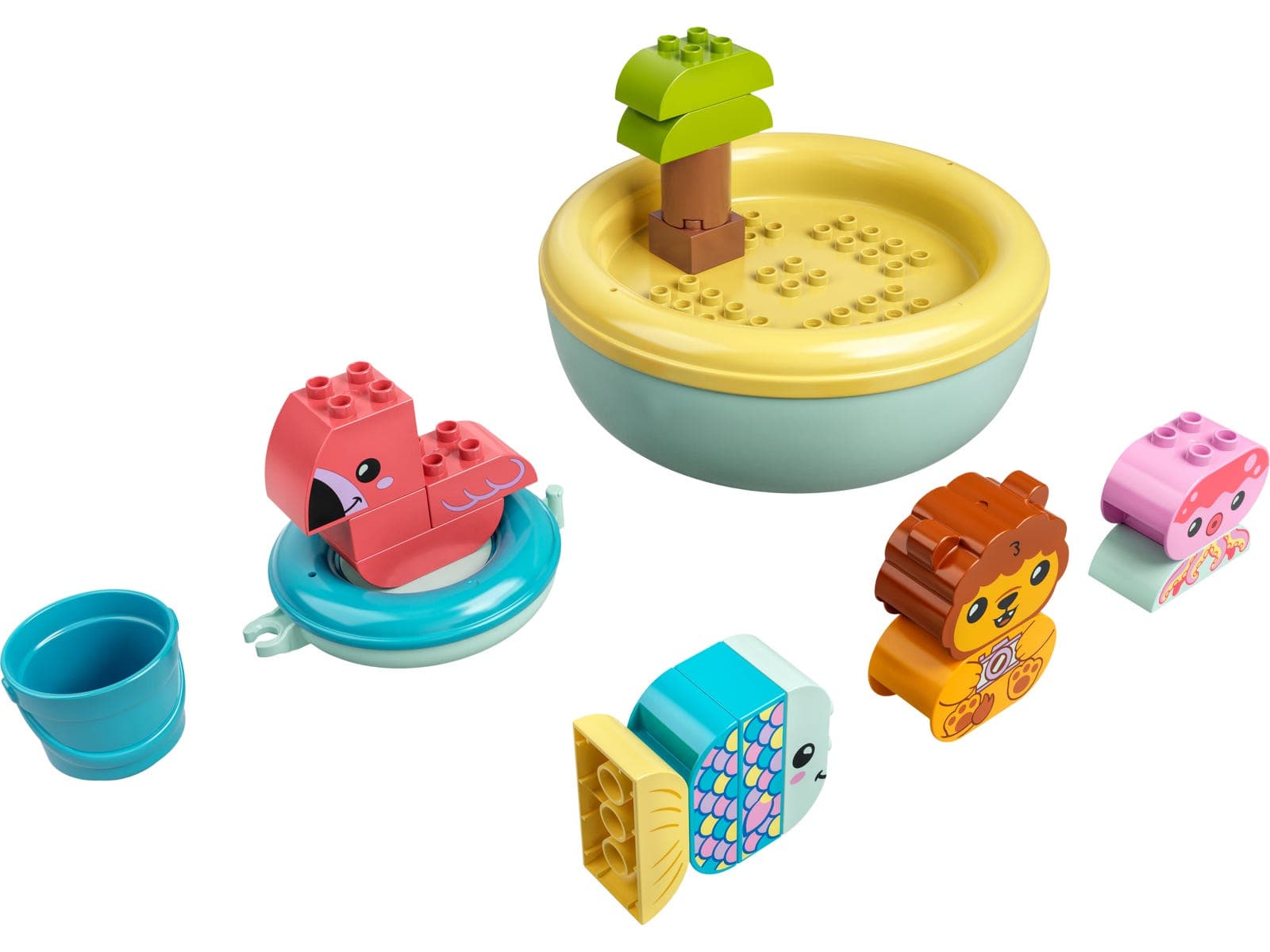 LEGO sættet Bath Time Fun: Floating Animal Island