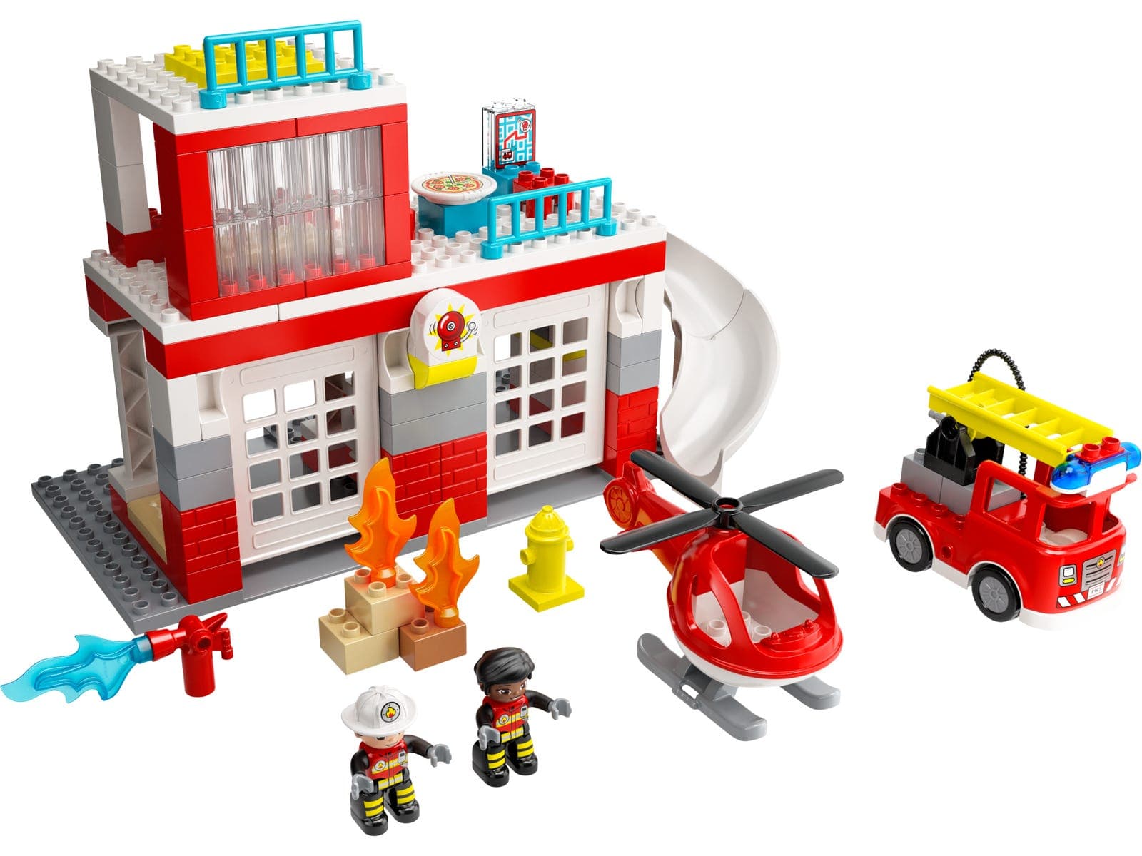 LEGO sættet Fire Station & Helicopter