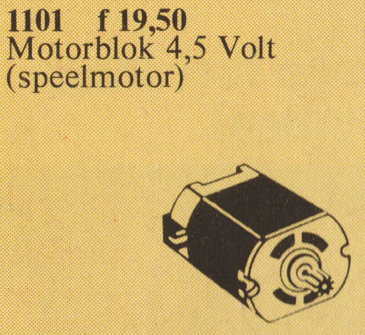 LEGO sættet Replacement 4.5V Motor