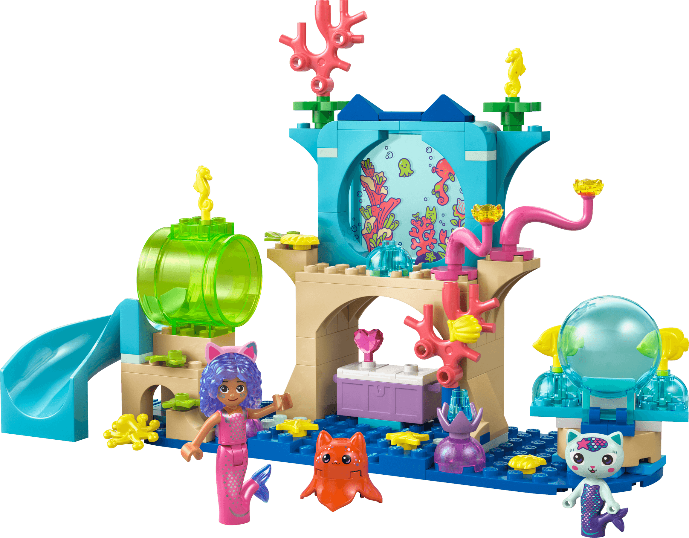 LEGO sættet Mermaid Gabby's Aquarium Adventure