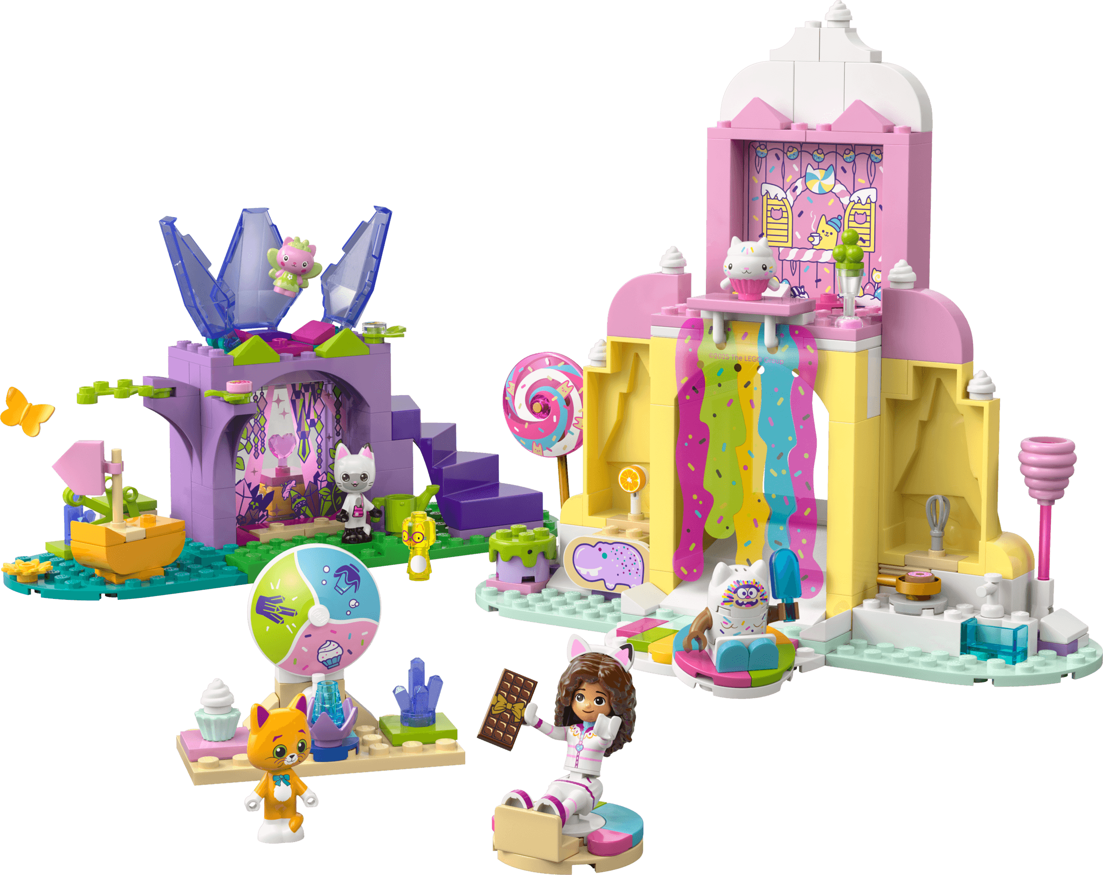 LEGO sættet Sweet Treat Mountain & Kitty Garden