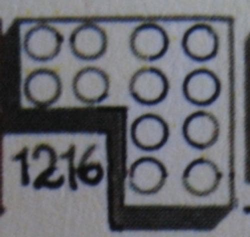 LEGO sættet 4 x 4 Corner Bricks