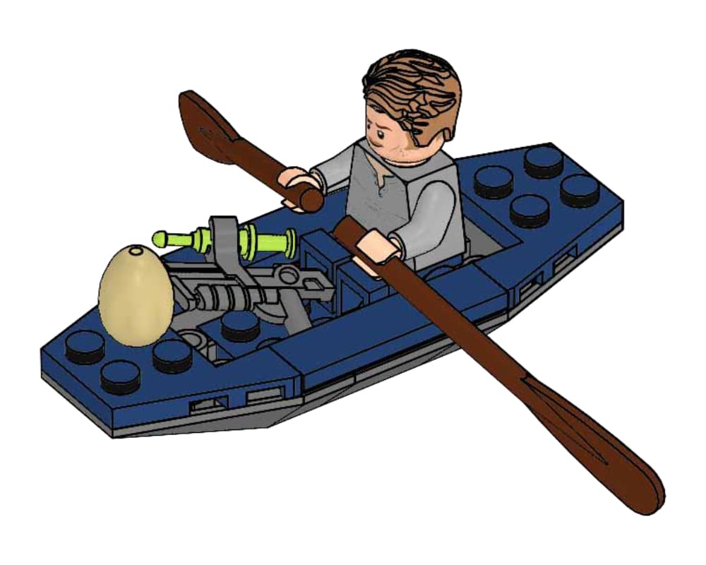 LEGO sættet Owen with Canoe
