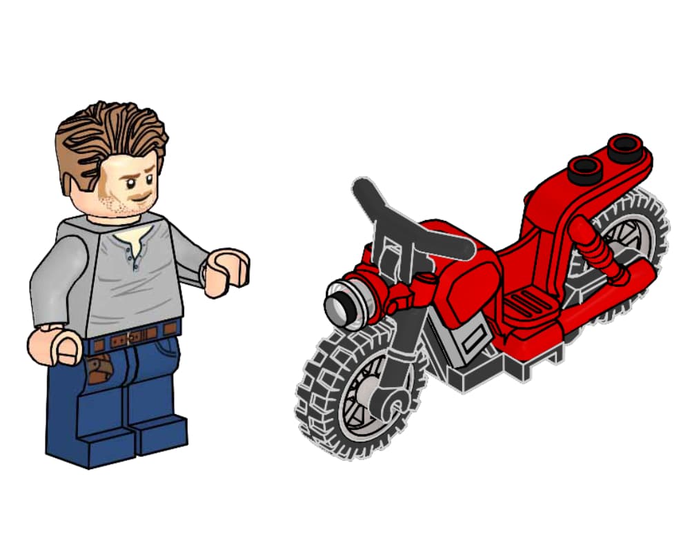 LEGO sættet Owen's Mega Motorcycle