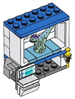LEGO sættet Raptor and Laboratory