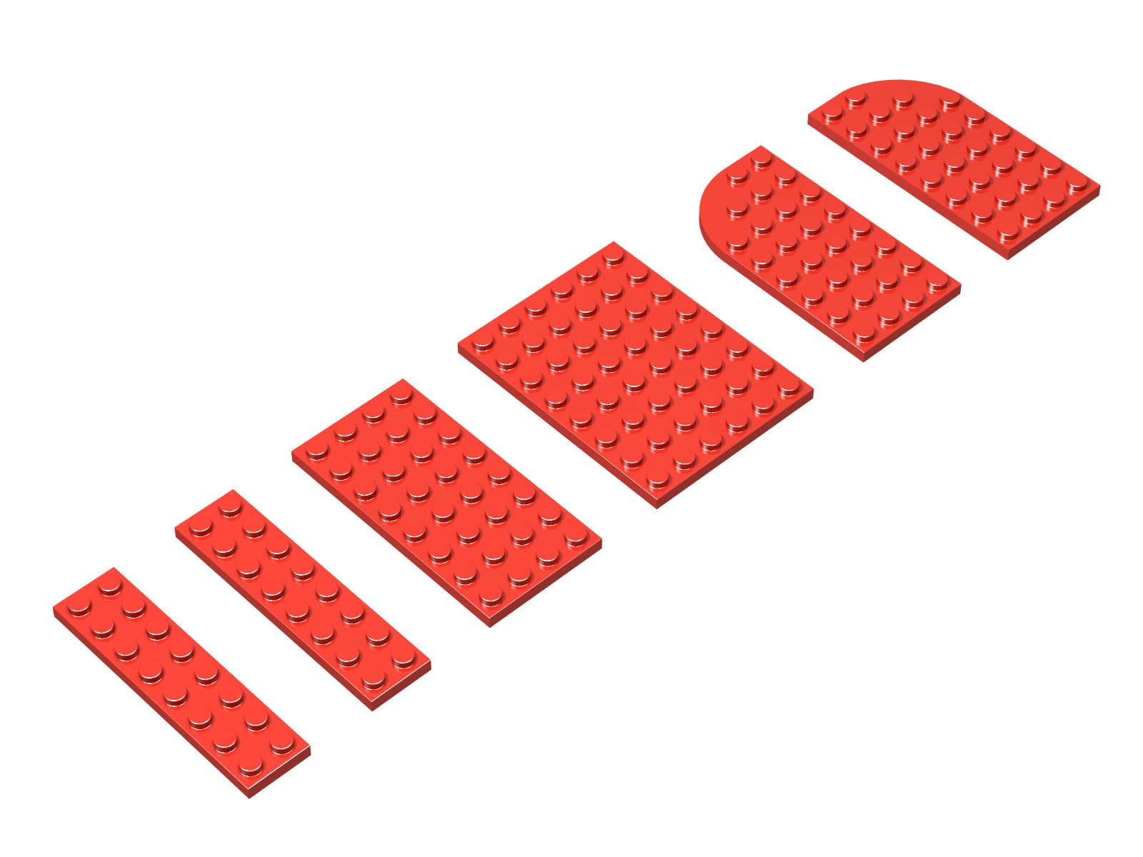 LEGO sættet Mixed Plates Parts Pack