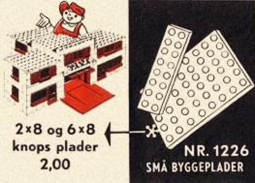LEGO sættet 6 x 8 & 2 x 8 Plates