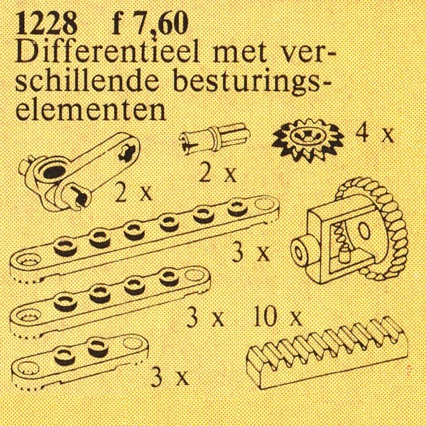 LEGO sættet Differential Gear Housing