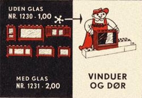 LEGO sættet Windows and Door without Glass