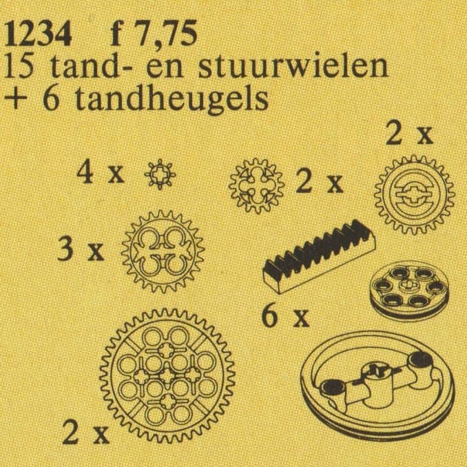 LEGO sættet Gear Wheel Assortment