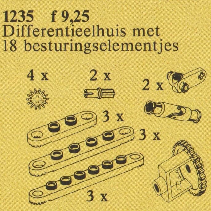 LEGO sættet Differential Gear Housing