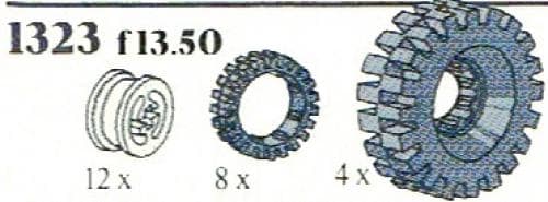 LEGO sættet Hubs and Tyres