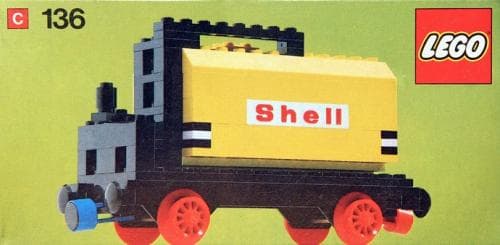 LEGO sættet Tanker Wagon (Shell)
