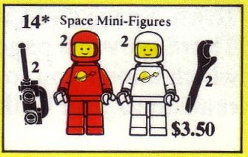 LEGO sættet Space Mini Figures