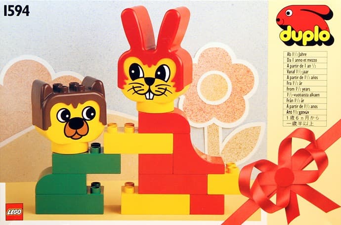 LEGO sættet Rabbit and Bear Friend
