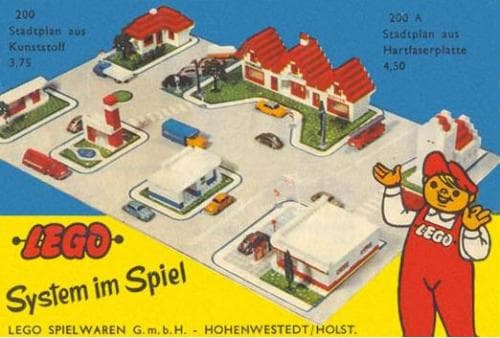 LEGO sættet LEGO Town Plan Board, Plastic