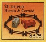 LEGO sættet Horses & Corral