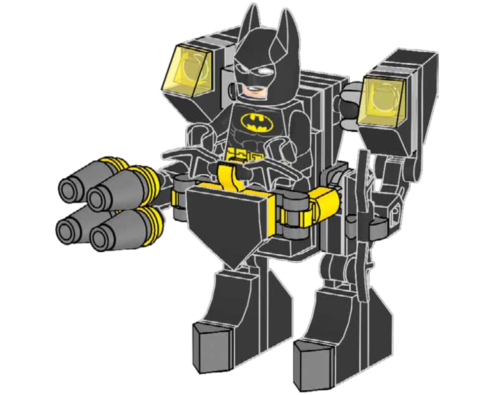 LEGO sættet Batman and Mega Mech