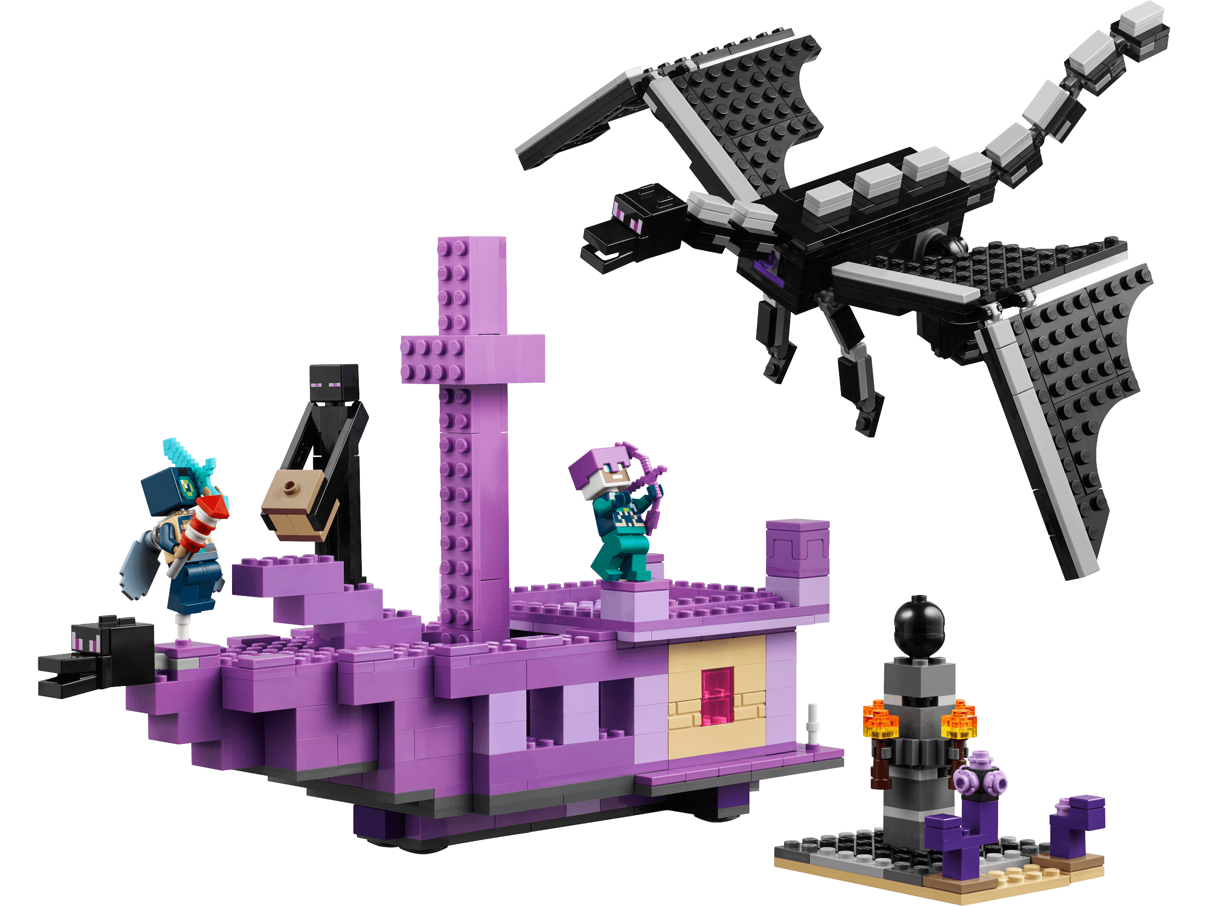 LEGO sættet The Ender Dragon and End Ship
