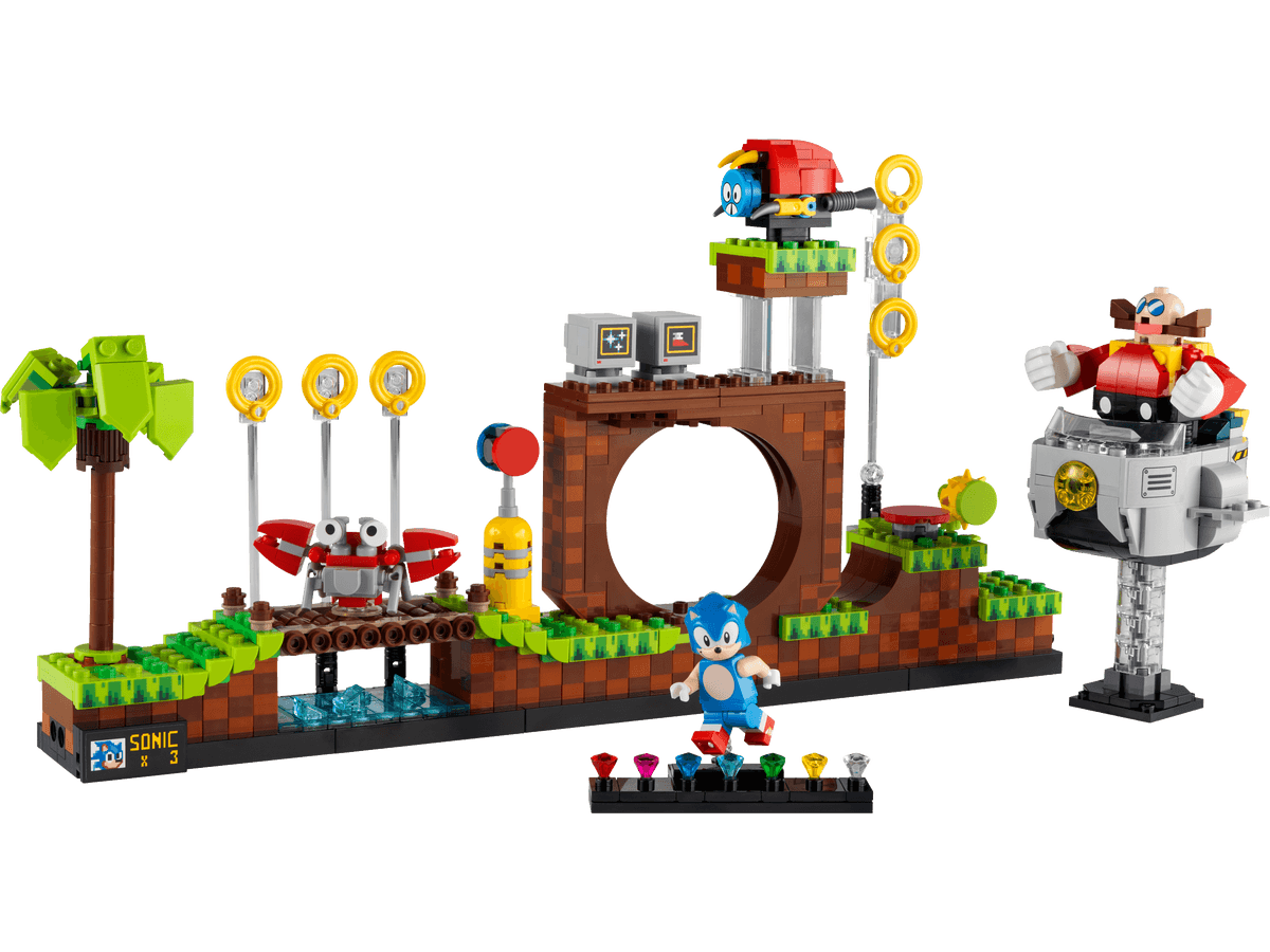 LEGO sættet Sonic the Hedgehog – Green Hill Zone