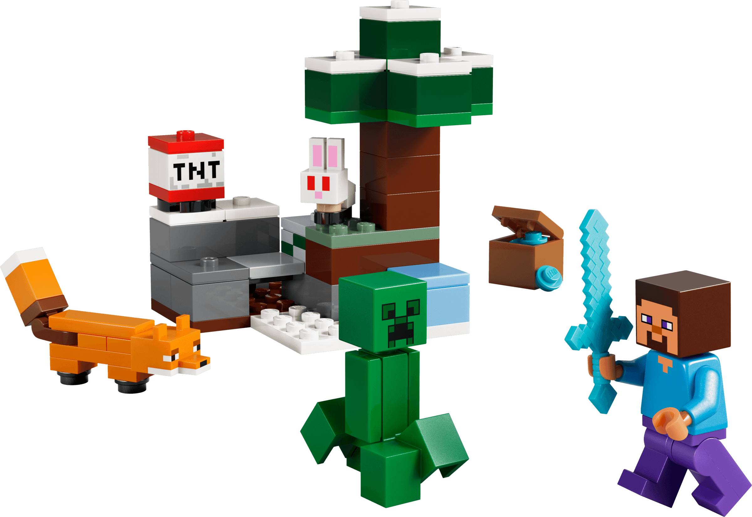 LEGO sættet Steve's Taiga Adventure