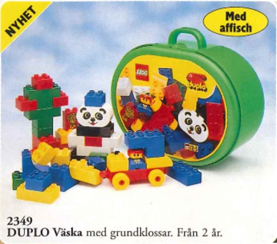 LEGO sættet Basic Storage Unit (Green Suitcase)
