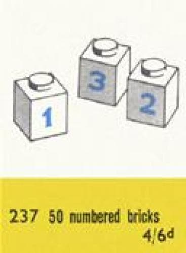 LEGO sættet Number Bricks