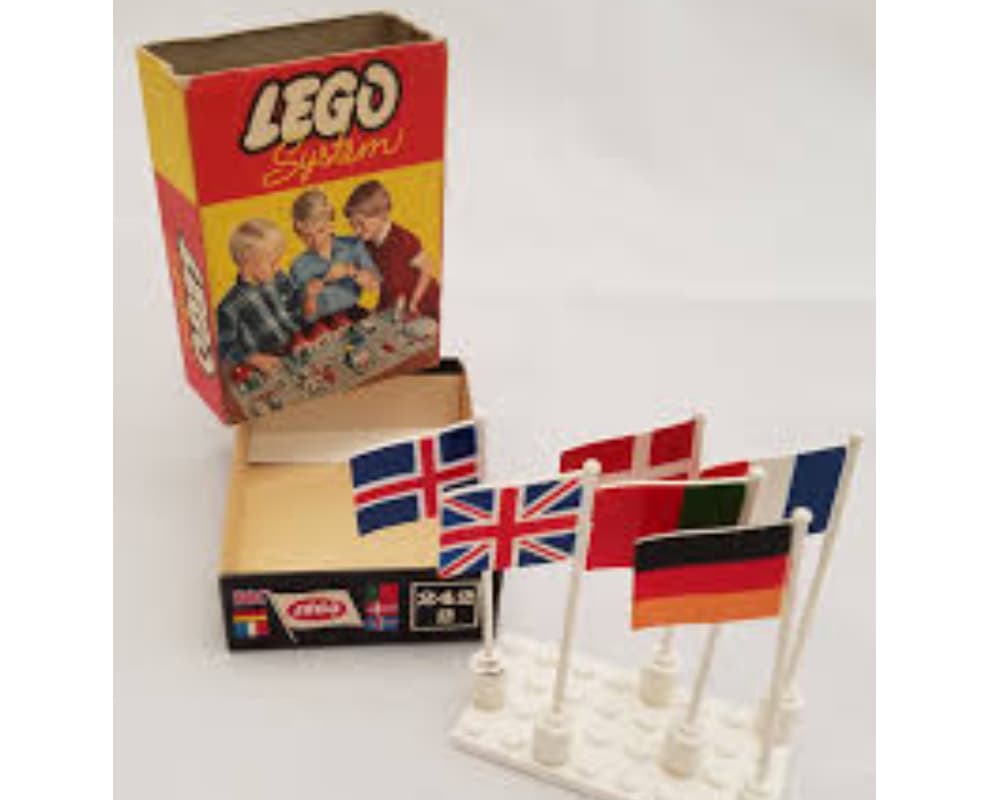 LEGO sættet International Flags - Italy, Switzerland, Belgium, Germany, Netherlands