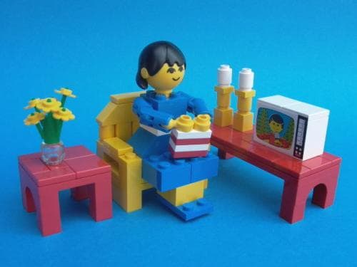 LEGO sættet Television Room