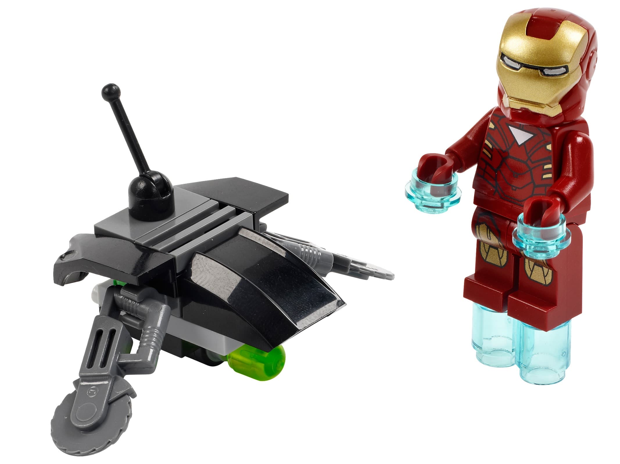LEGO sættet Iron Man vs. Fighting Drone