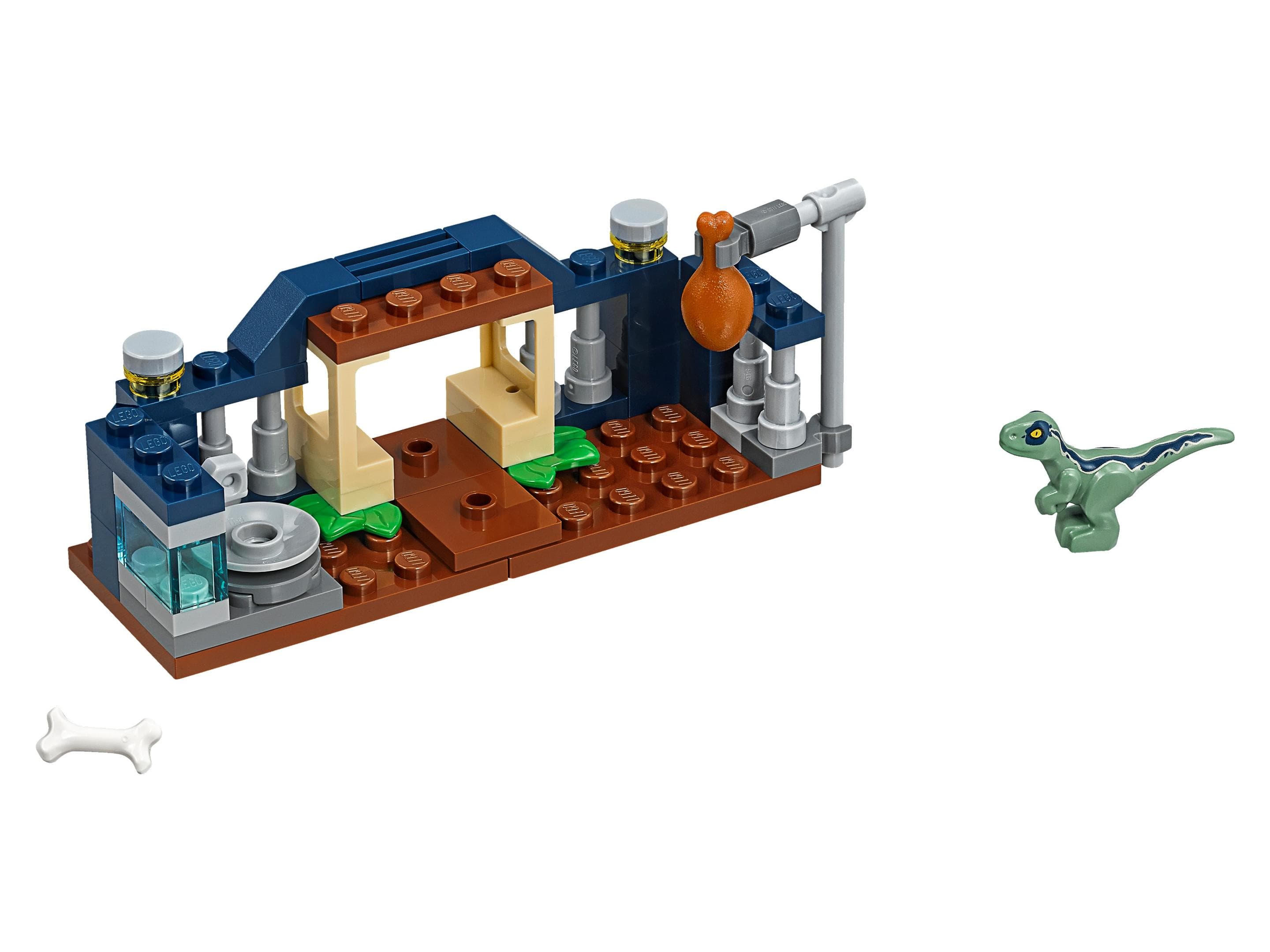 LEGO sættet Baby Velociraptor Playpen