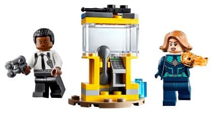 LEGO sættet Captain Marvel and Nick Fury