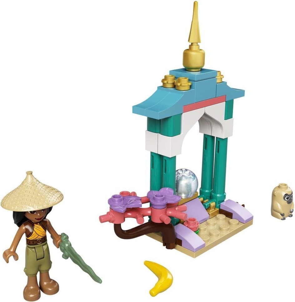 LEGO sættet Raya and the Ongi's Heart Lands Adventure