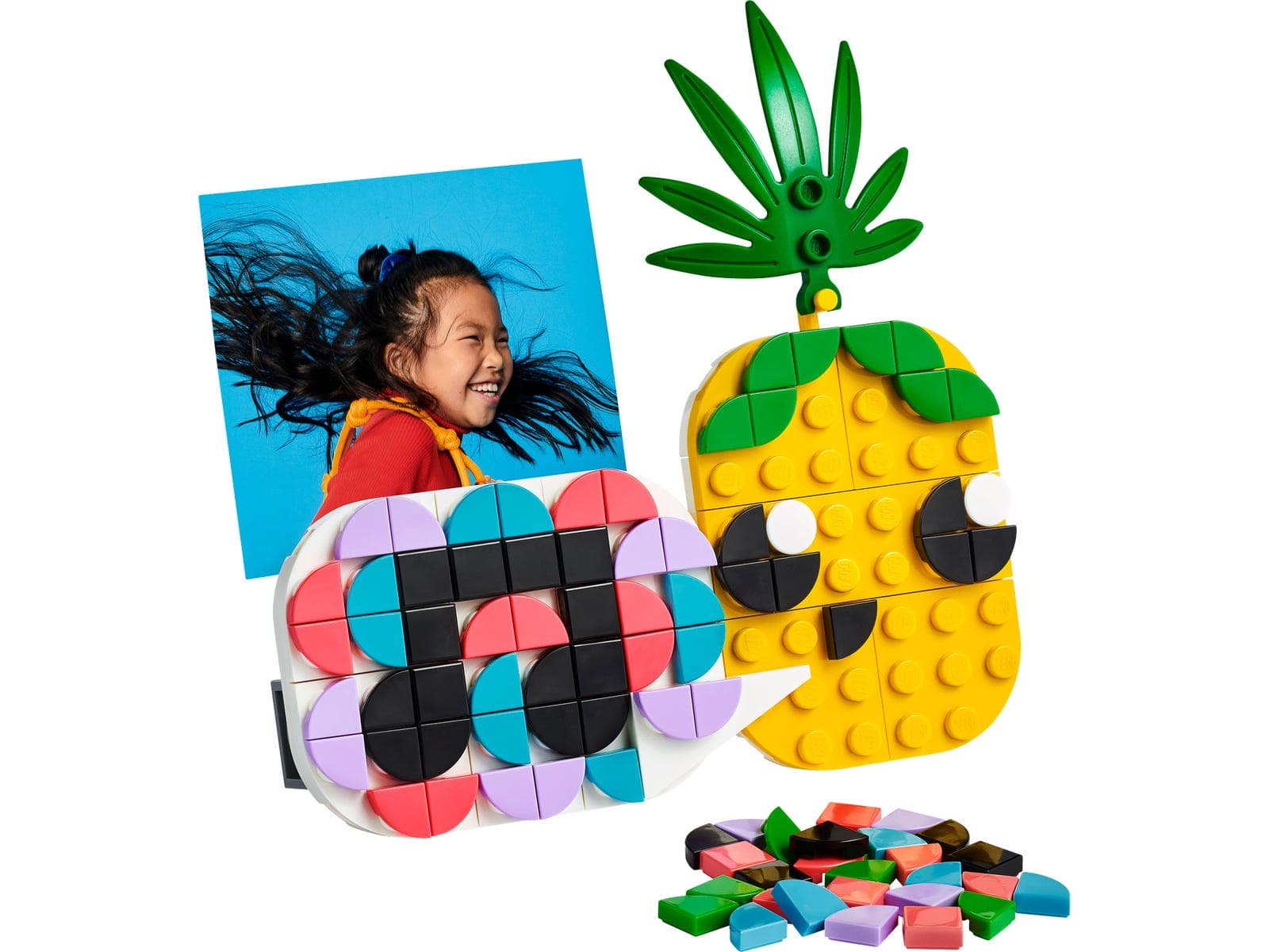 LEGO sættet Pineapple Photo Holder and Mini Board
