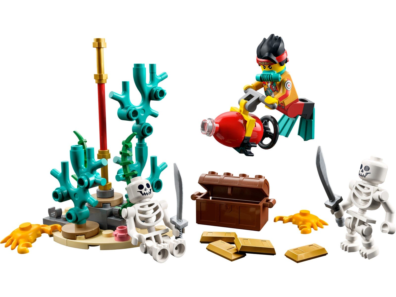 LEGO sættet Monkie Kid's Underwater Journey