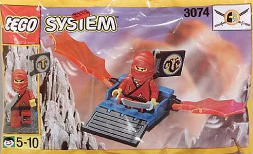 LEGO sættet Red Ninja's Dragon Glider