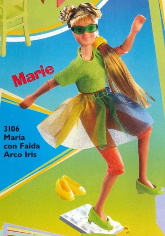 LEGO sættet Marie in Rainbow Skirt