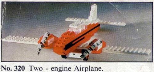 LEGO sættet Two-Engine Airplane