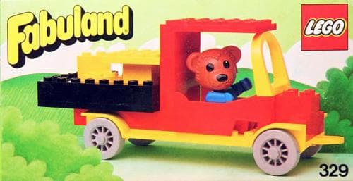 LEGO sættet Bernard Bear and his Delivery Lorry