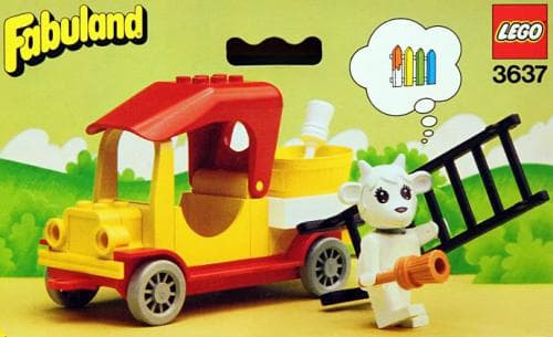 LEGO sættet Gertrude Goat's Painter's Truck