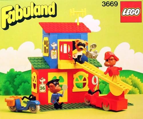 LEGO sættet Fire & Police Station
