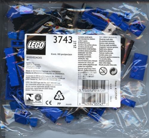 LEGO sættet Locomotive Blue Bricks