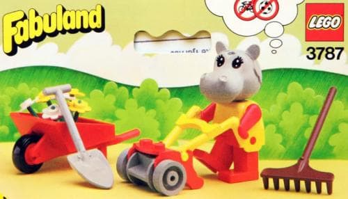 LEGO sættet Hannah Hippopotamus, Gardener