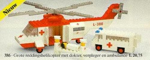 LEGO sættet Helicopter and Ambulance